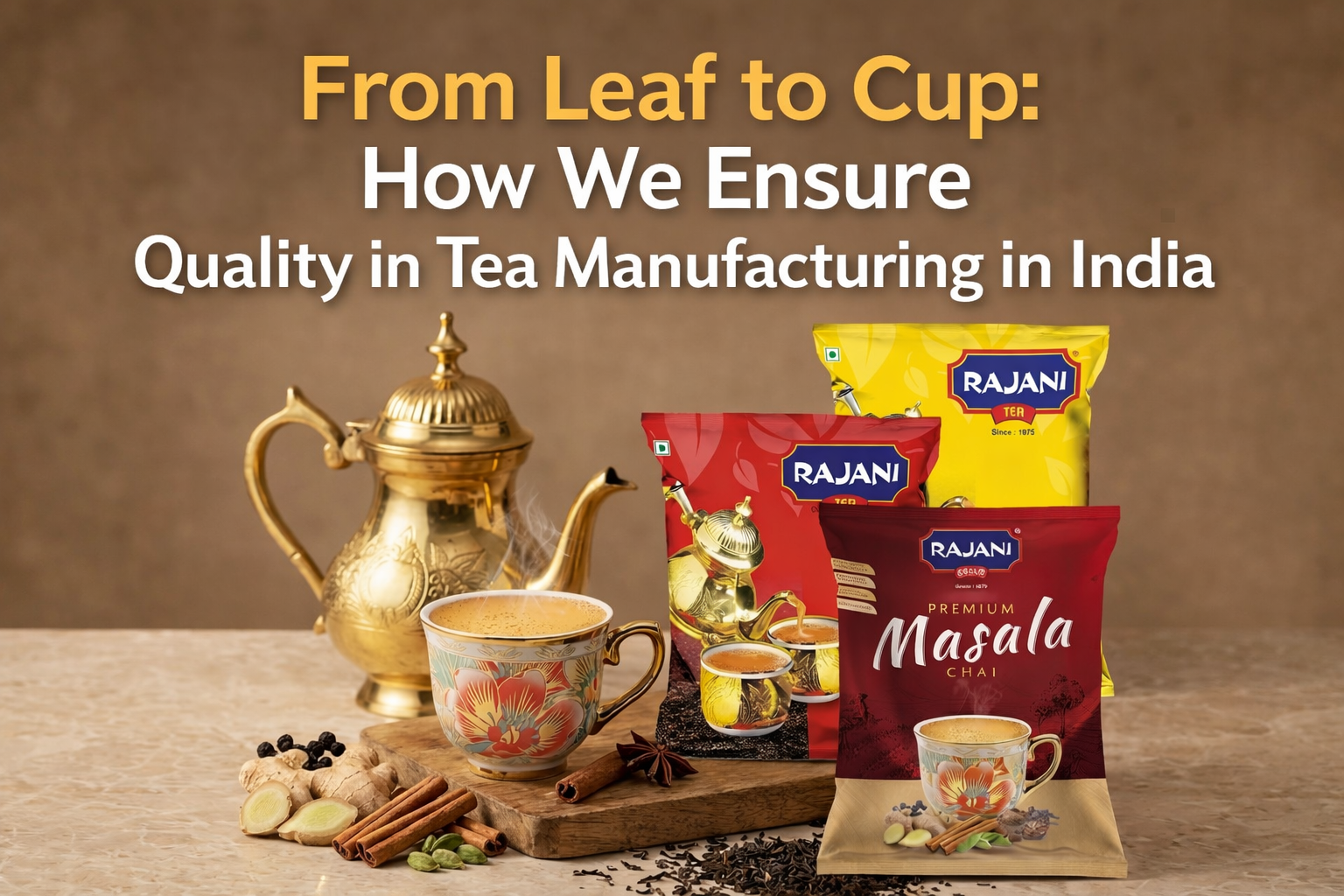 From Leaf to Cup: How We Ensure Quality in Tea Manufacturing in India
